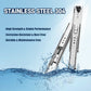 AOLISHENG 2 Pairs of Load Capacity 120Kg Stainless Steel Heavy Duty Drawer  Runners W2053