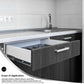 AOLISHENG Stainless Steel Drawer Runners U1045K, 1 Pair