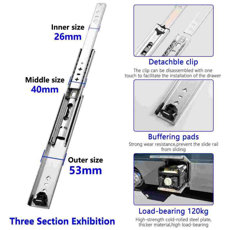 Heavy Ball Bearing Drawer Runners