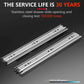 AOLISHENG Stainless Steel Drawer Runners U1045K, 1 Pair